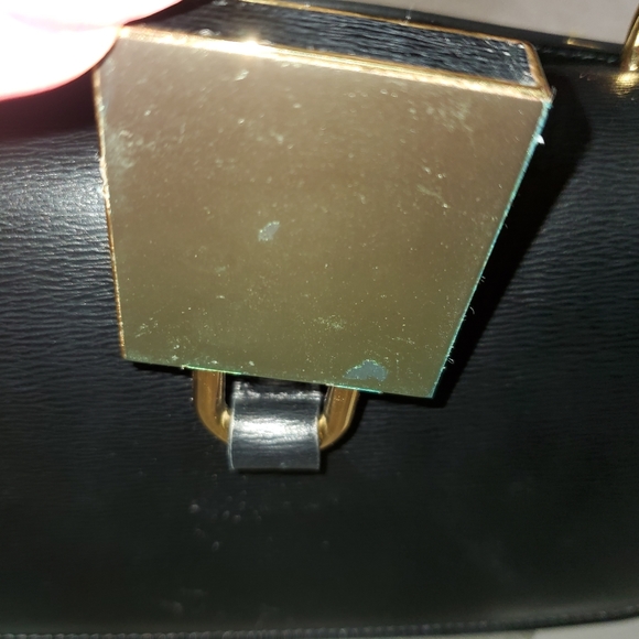 Authentic Tom Ford 001 Lock Mini Flap Shoulder Bag color BLACK - Picture 11 of 15